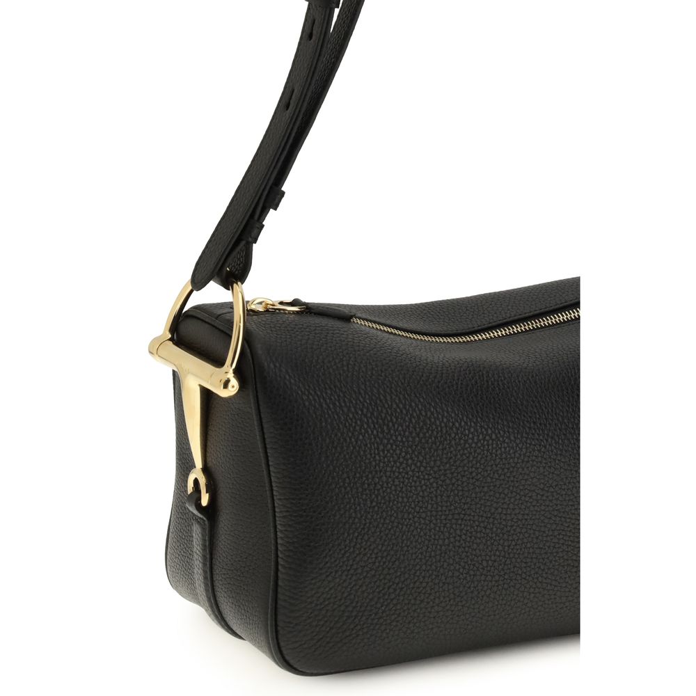 Black Calf Leather Bos Taurus Handbag