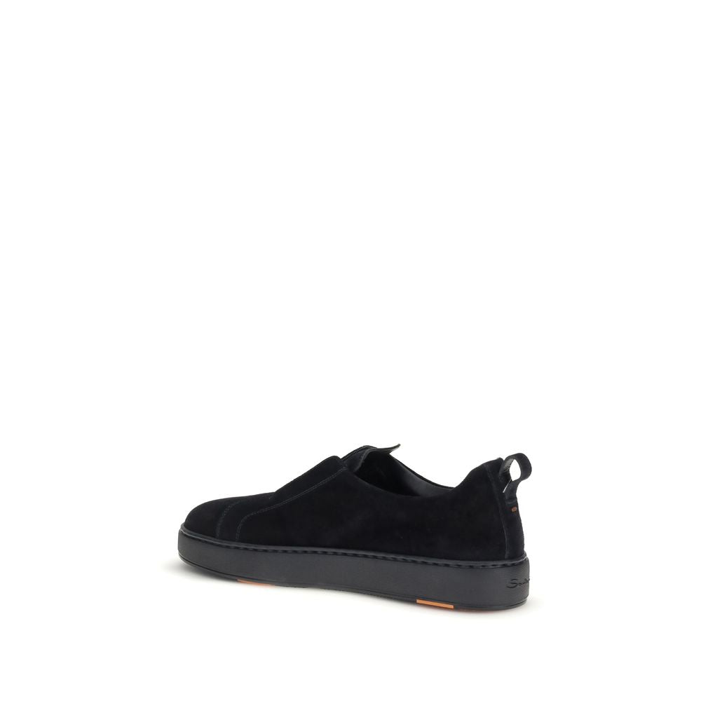 Black Calf Leather Bos Taurus Low Top Sneakers