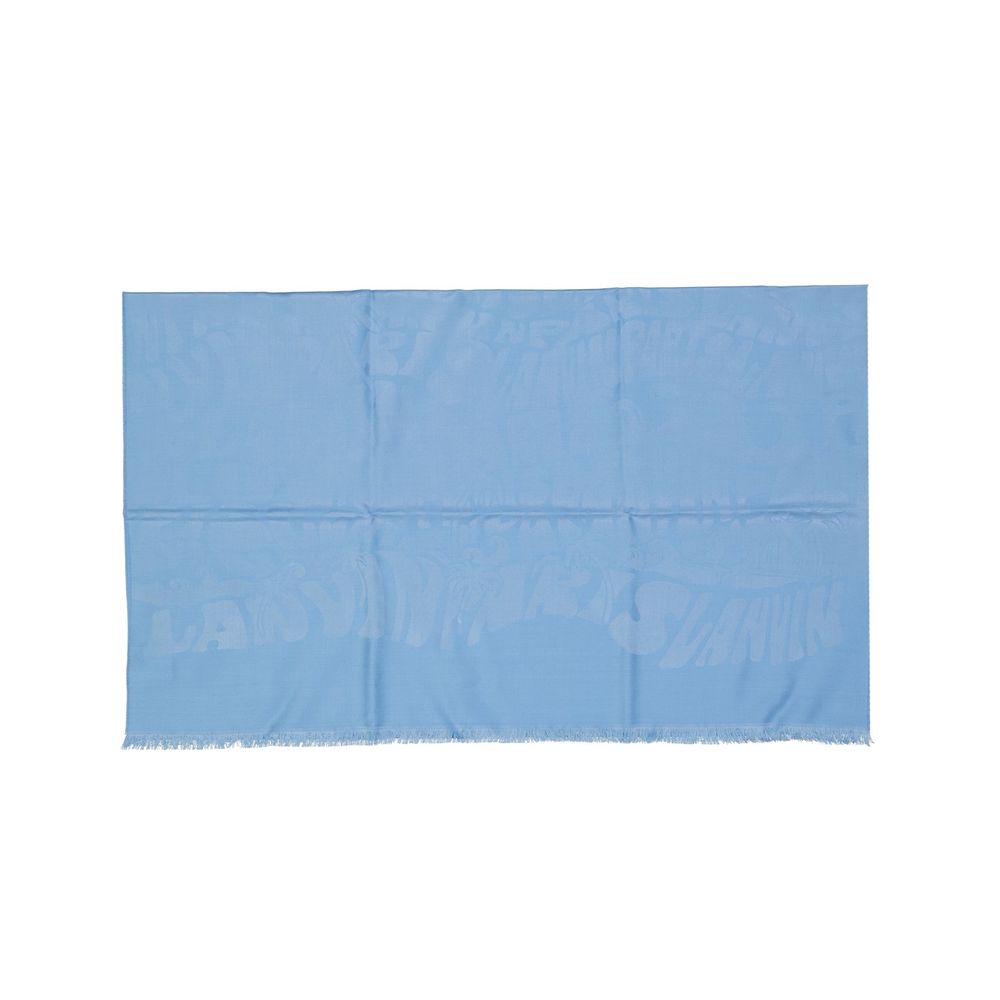Blue Silk Scarf