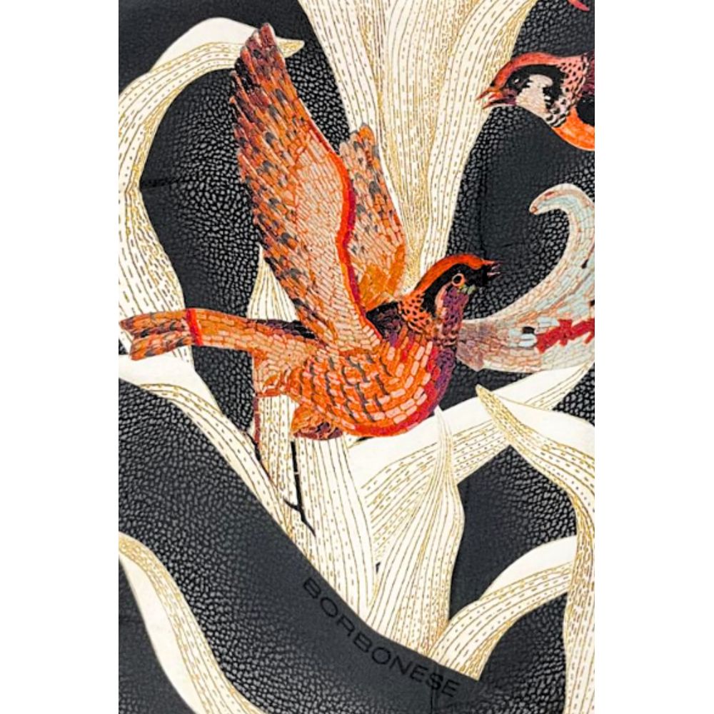 Black Silk Women Scarf