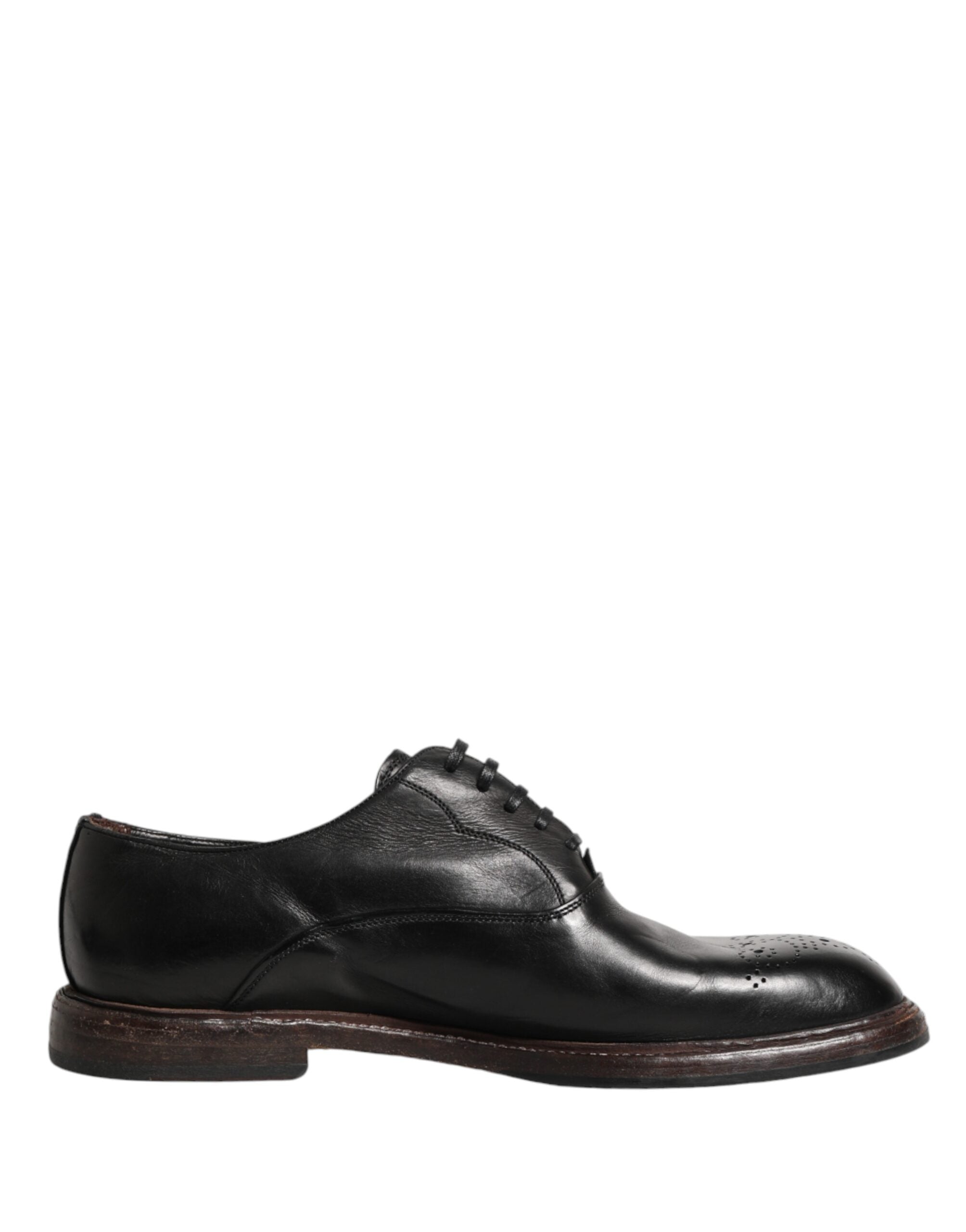 Black Calfskin Leather Oxford Dress Shoes