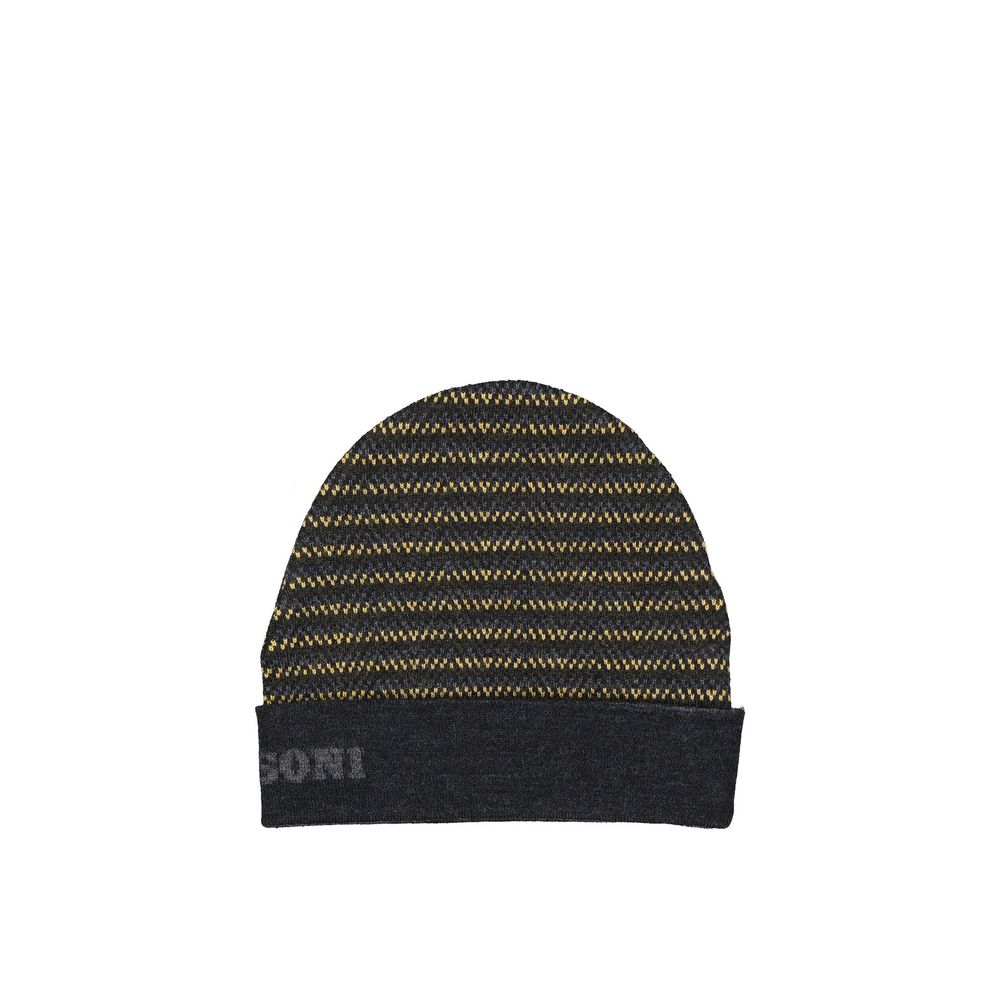Gray Wool Beanie