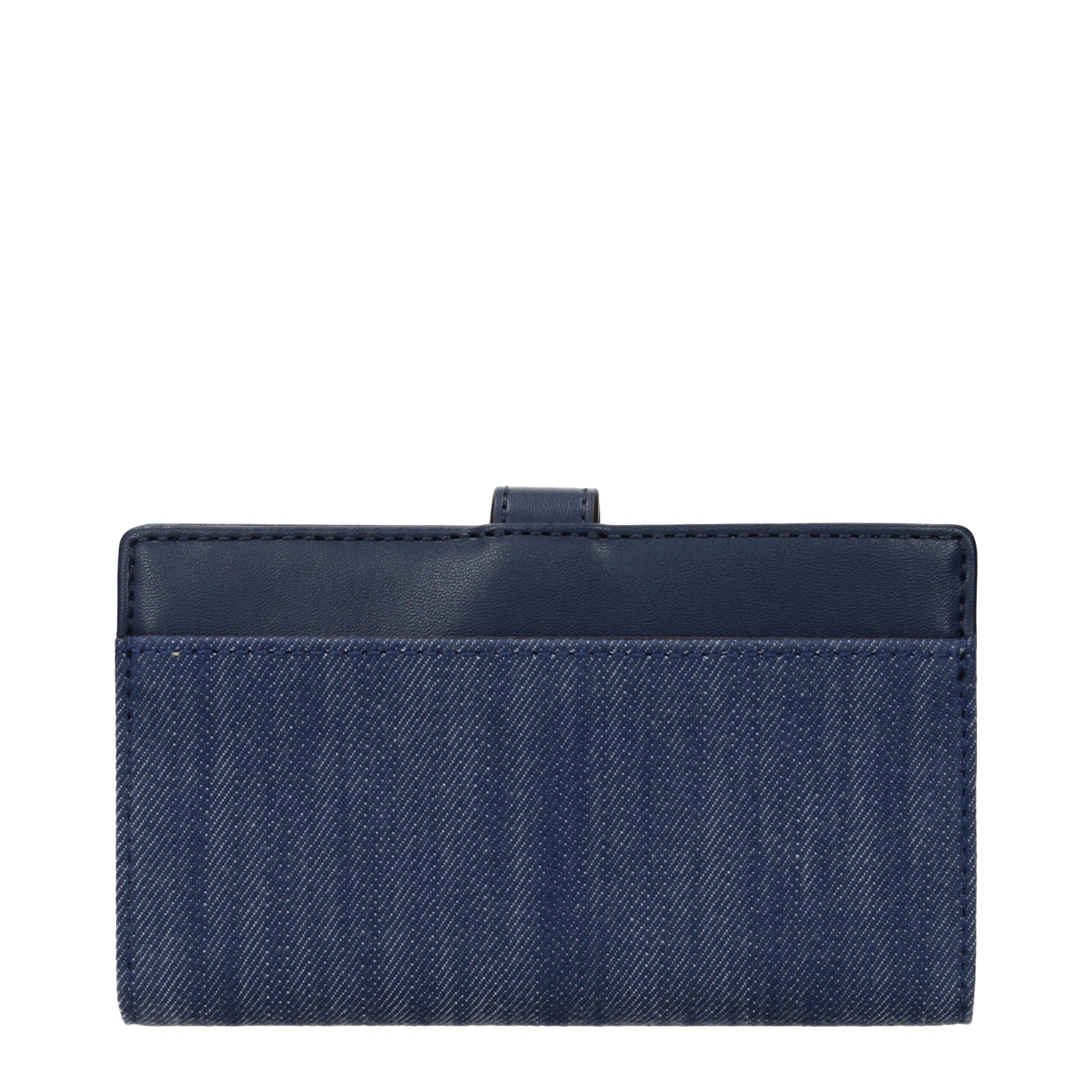 Blue Fabric Wallet