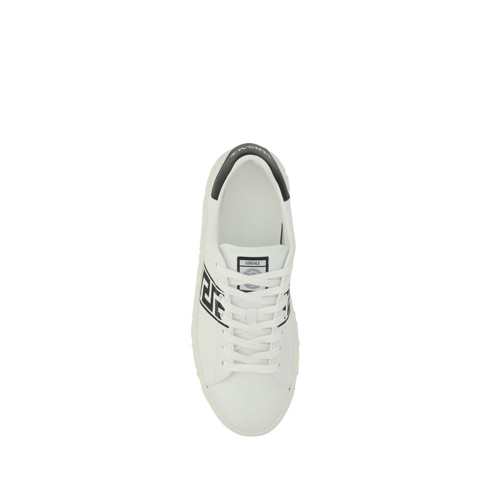 White Rubber Low Top Sneakers