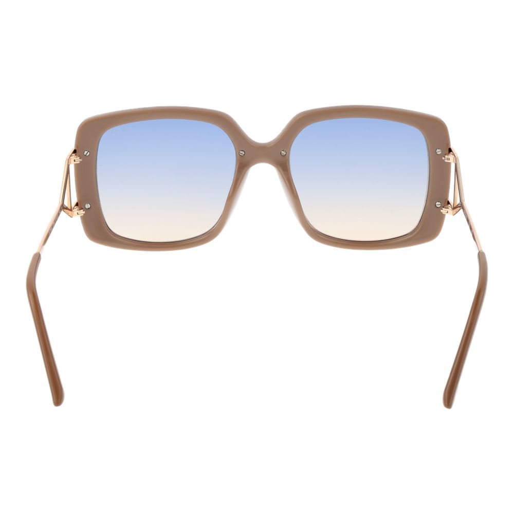 Brown Metal & Plastic Sunglasses