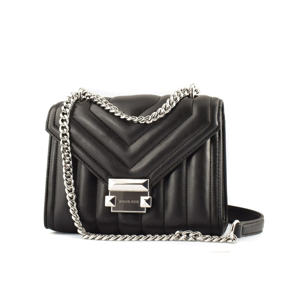 Black Leather Shoulder Bag