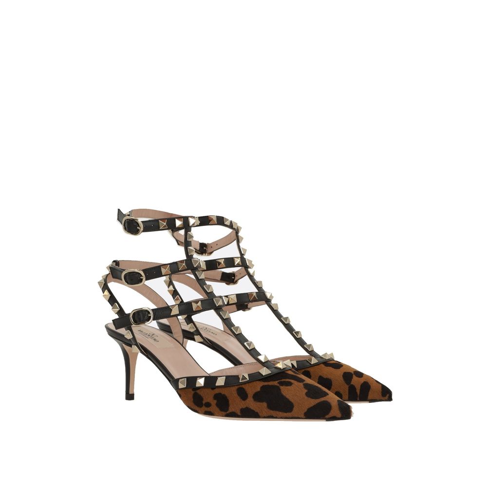 Black Calfskin High Heel Pumps