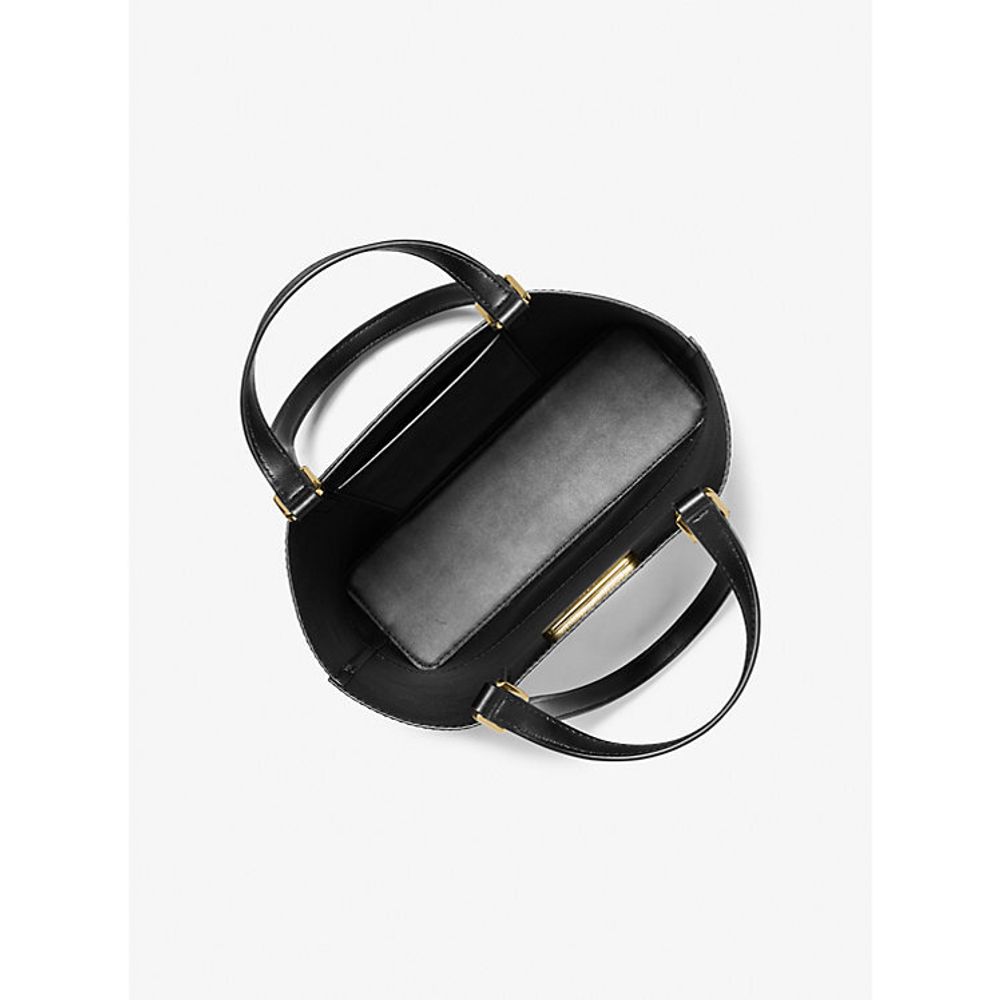 Black Leather Shoulder Bag