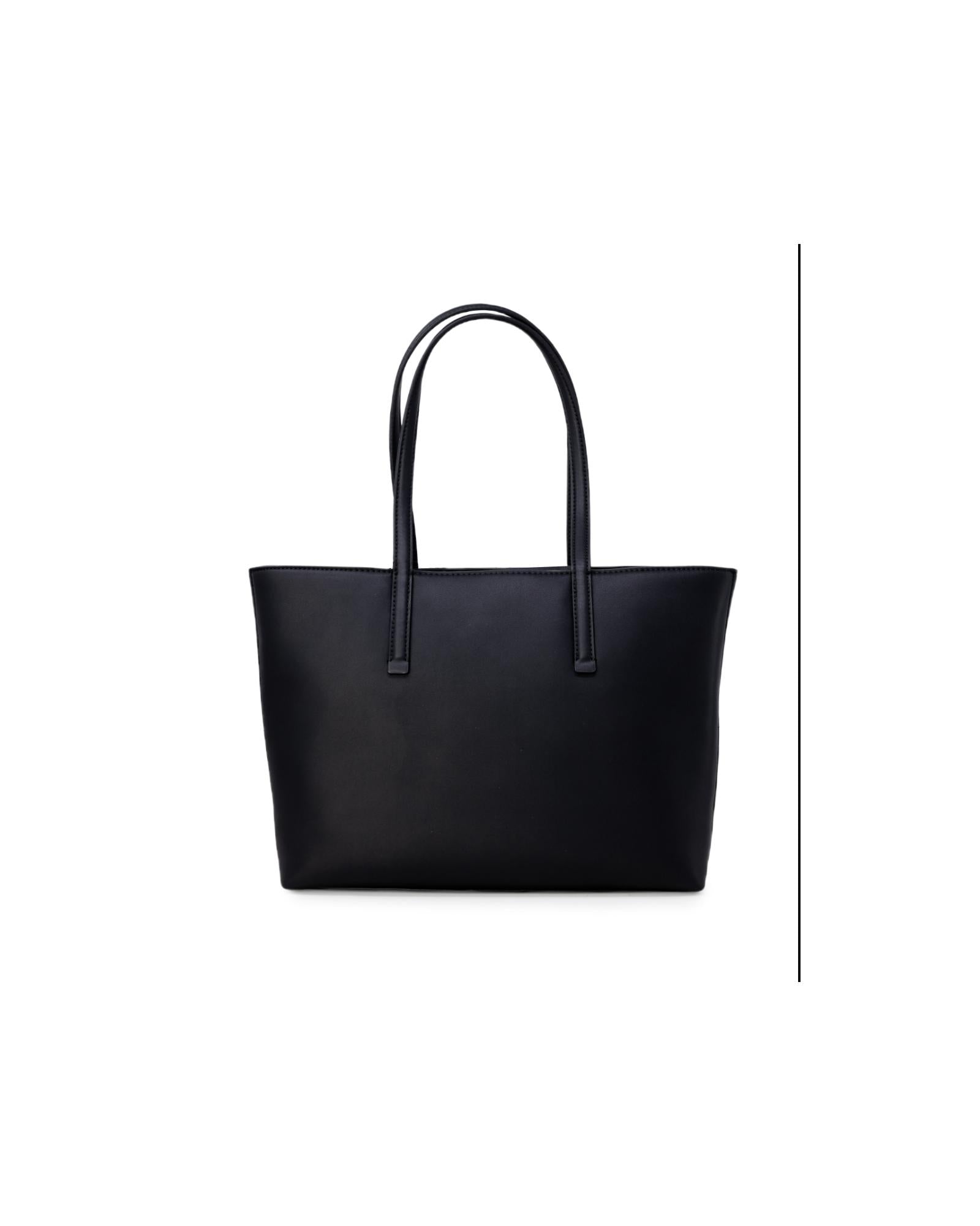 Black Leather Tote Bag