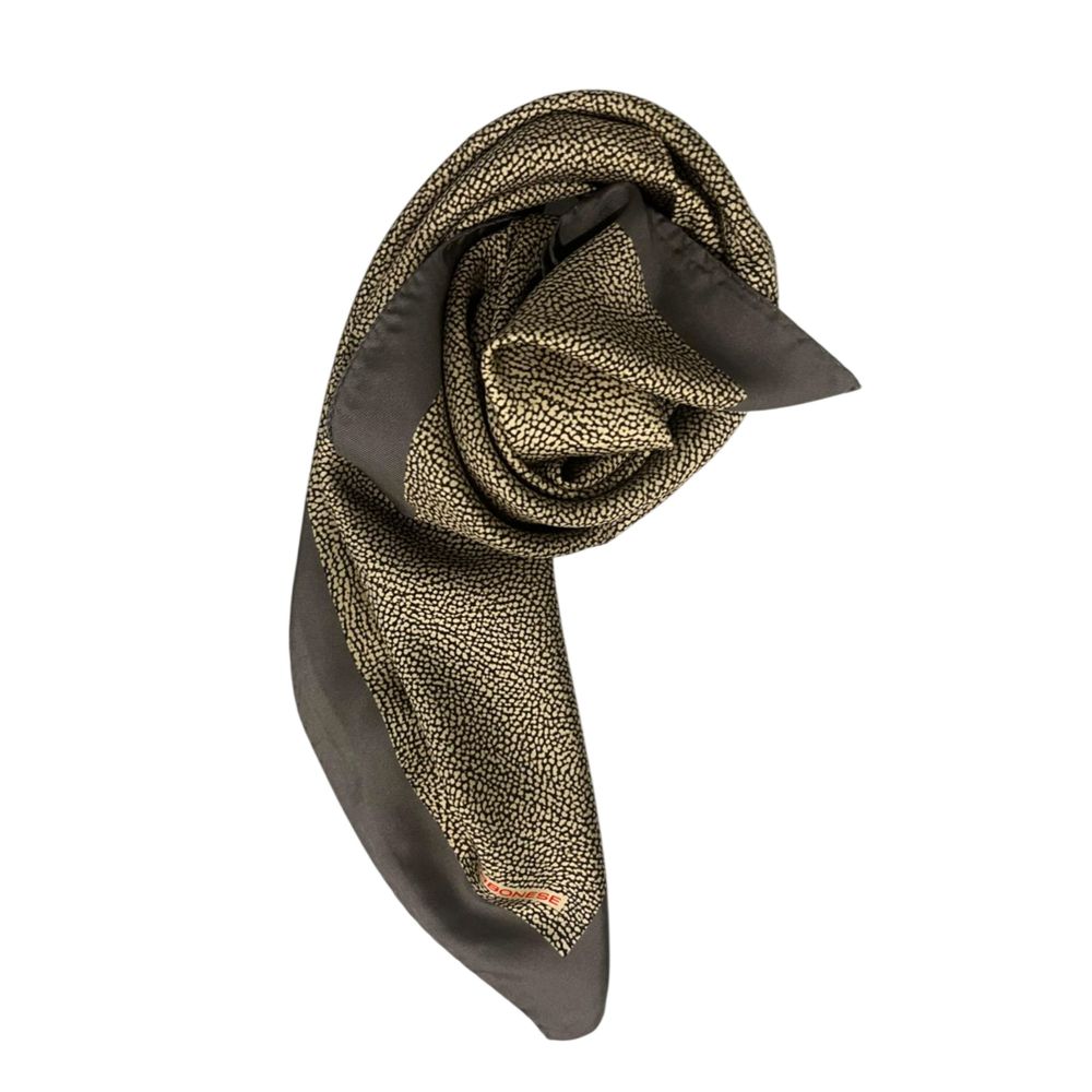 Grey Silk Women Scarf