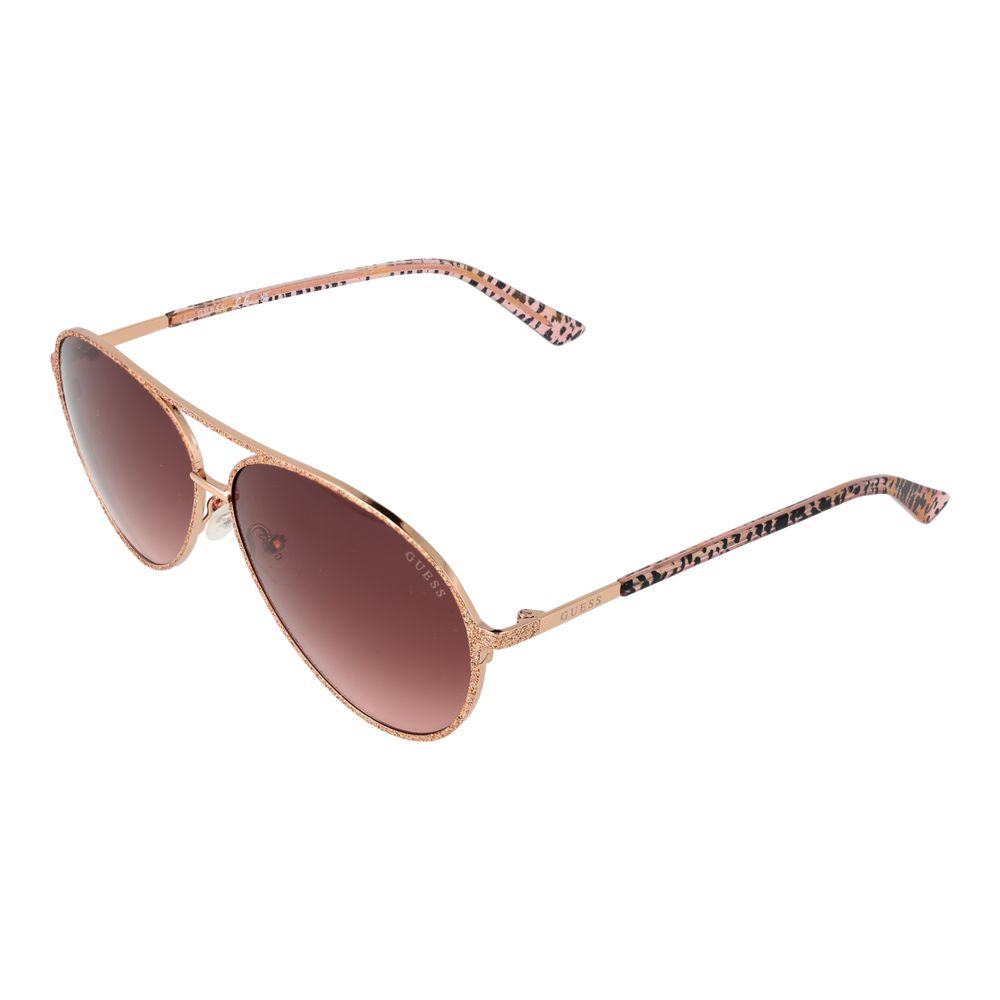 Rose Gold Metal Sunglasses