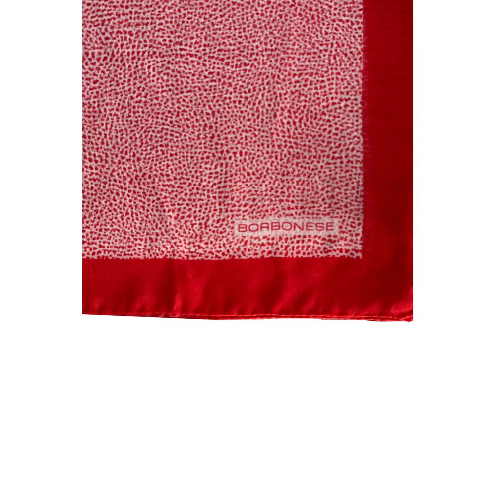 Red Silk Women Scarf