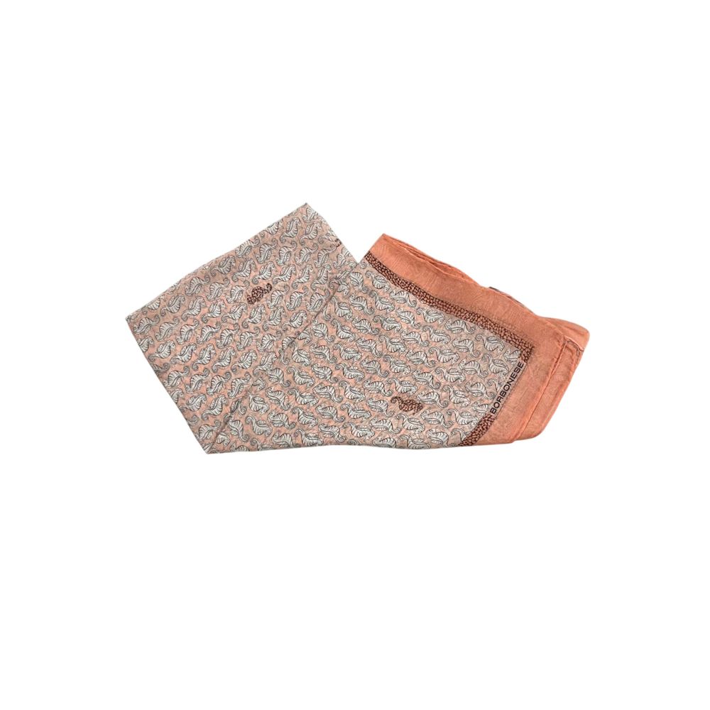 Pink Silk Women Scarf