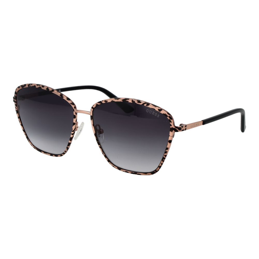 Rose Gold Metal Sunglasses