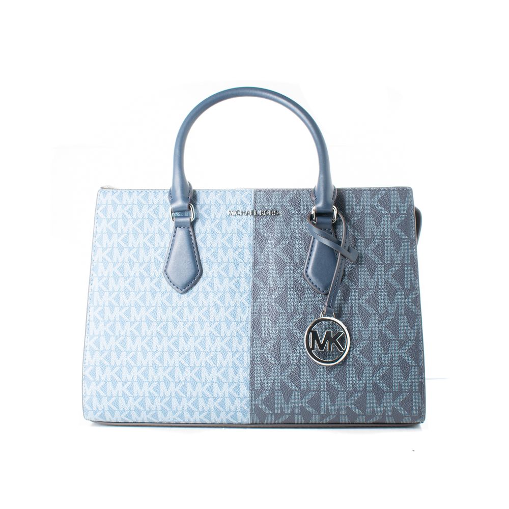 Blue Canvas Handbag