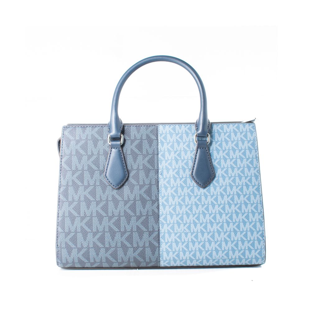 Blue Canvas Handbag