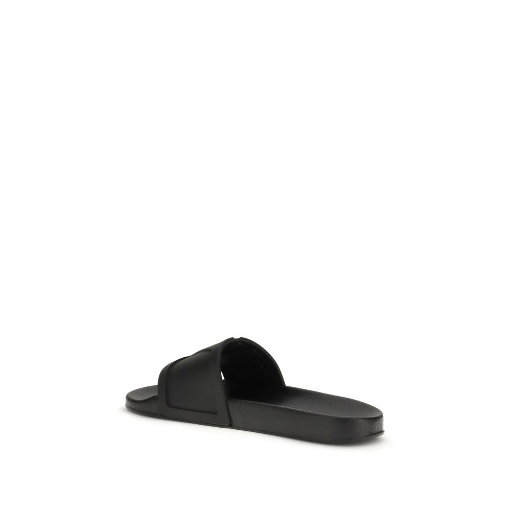 Black Rubber Sandals