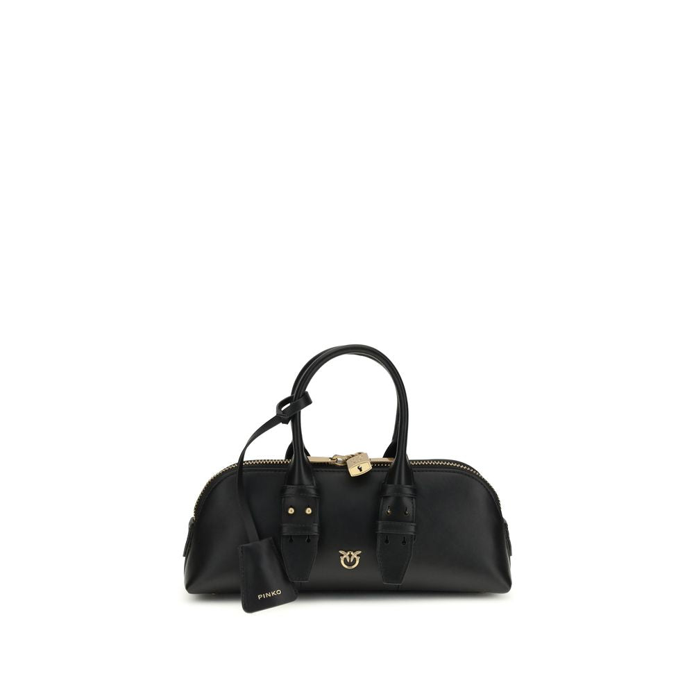 Black Calf Leather Bos Taurus Shoulder Bag