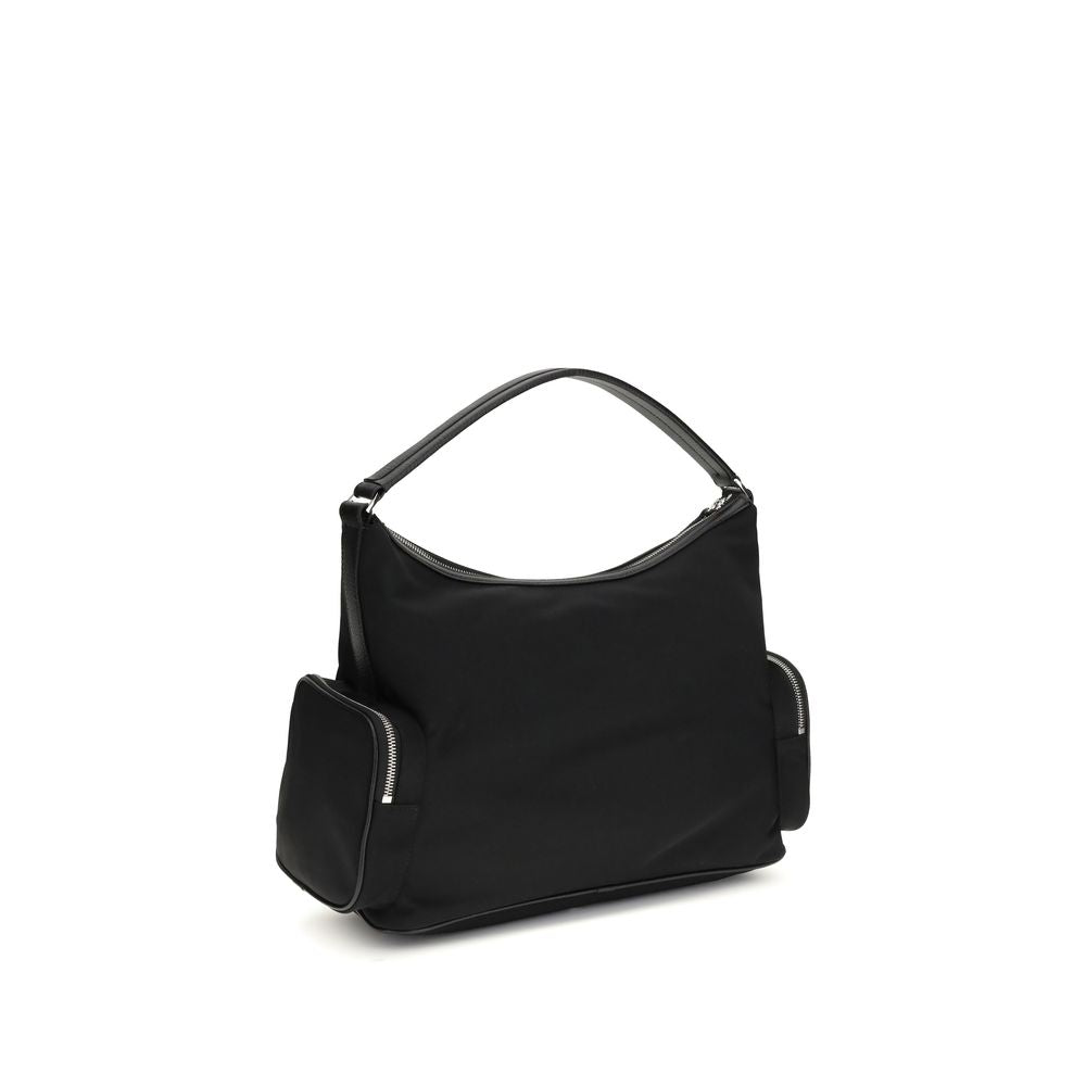 Black Nylon Shoulder Bag