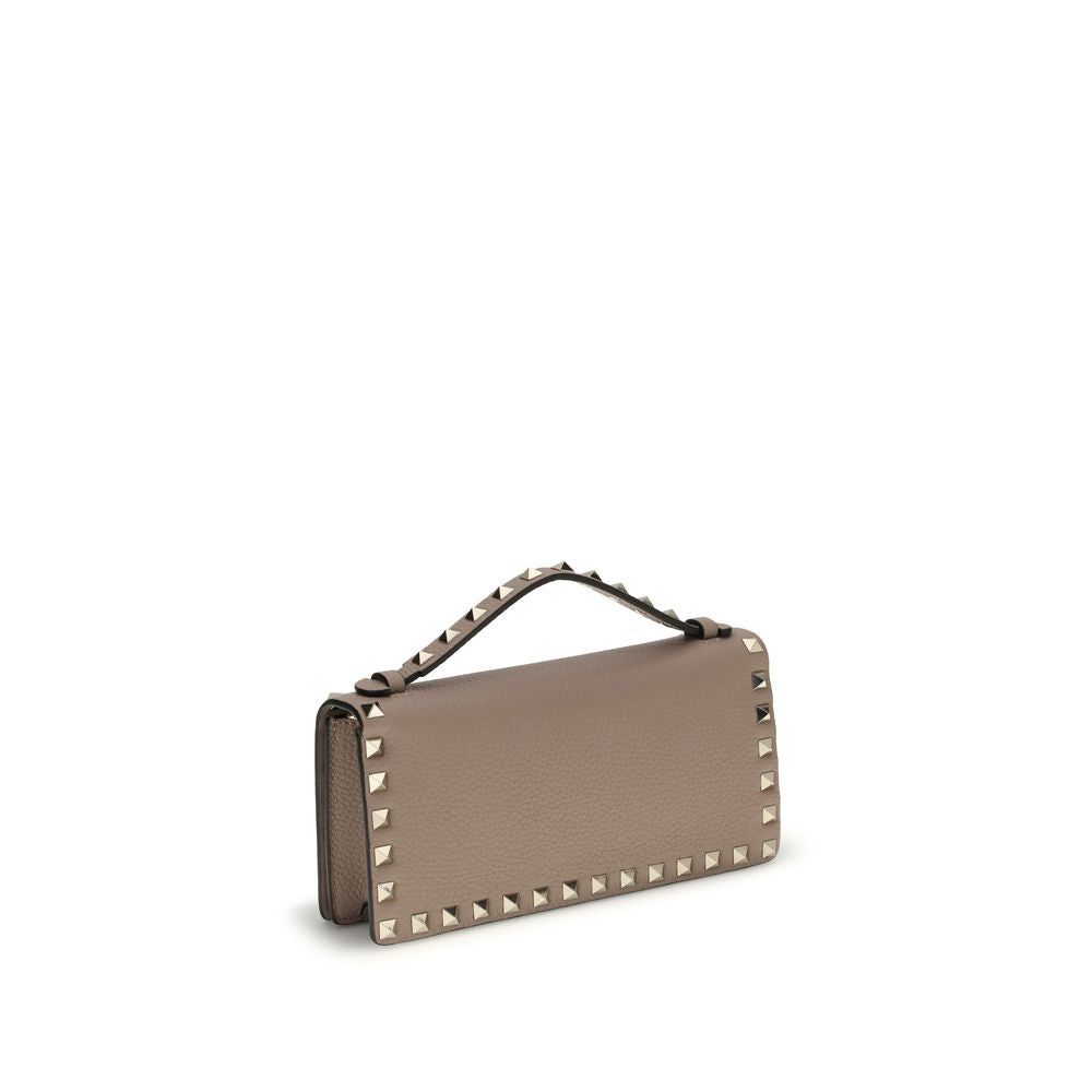 Beige Calf Leather Bos Taurus Wallet