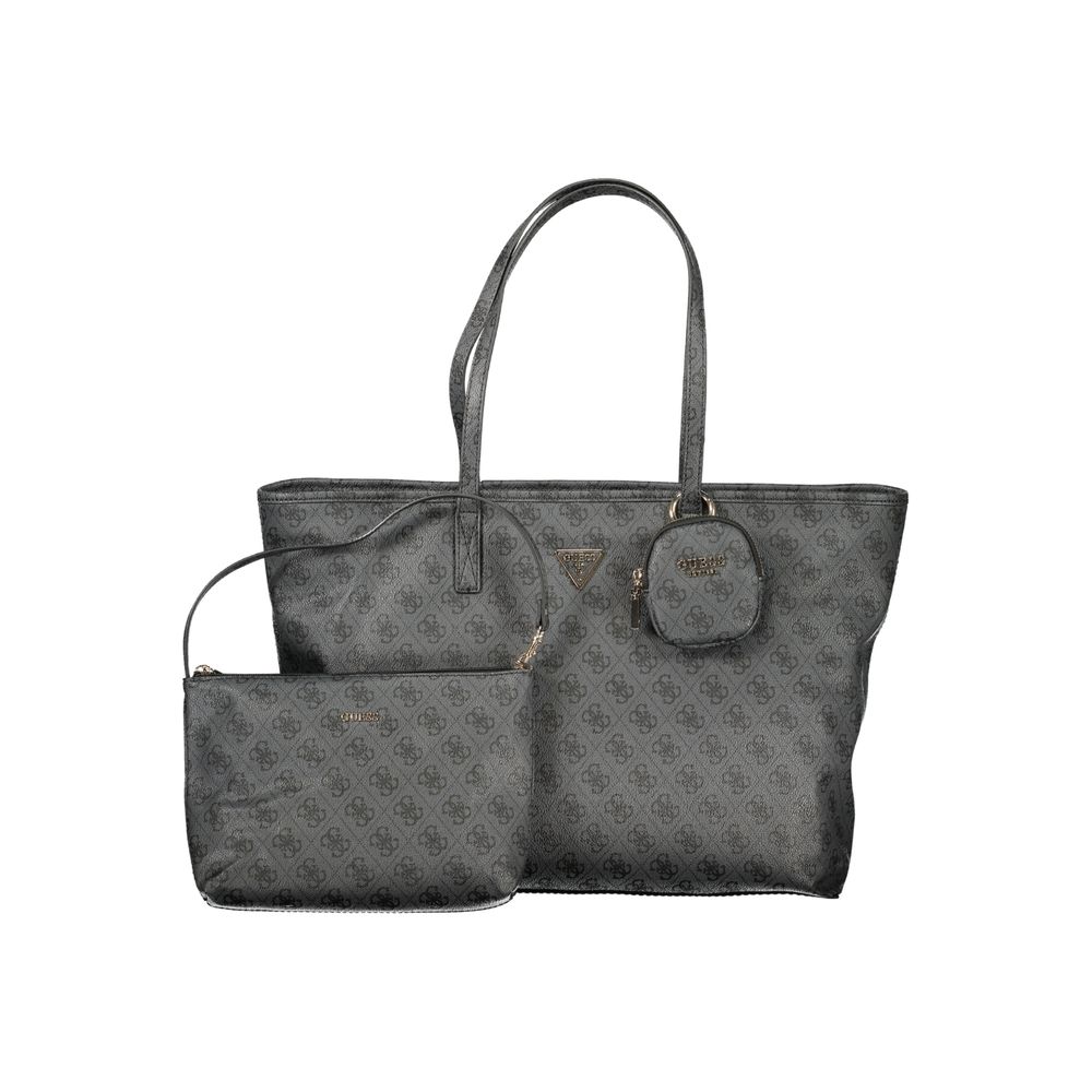 Gray Polyethylene Handbag
