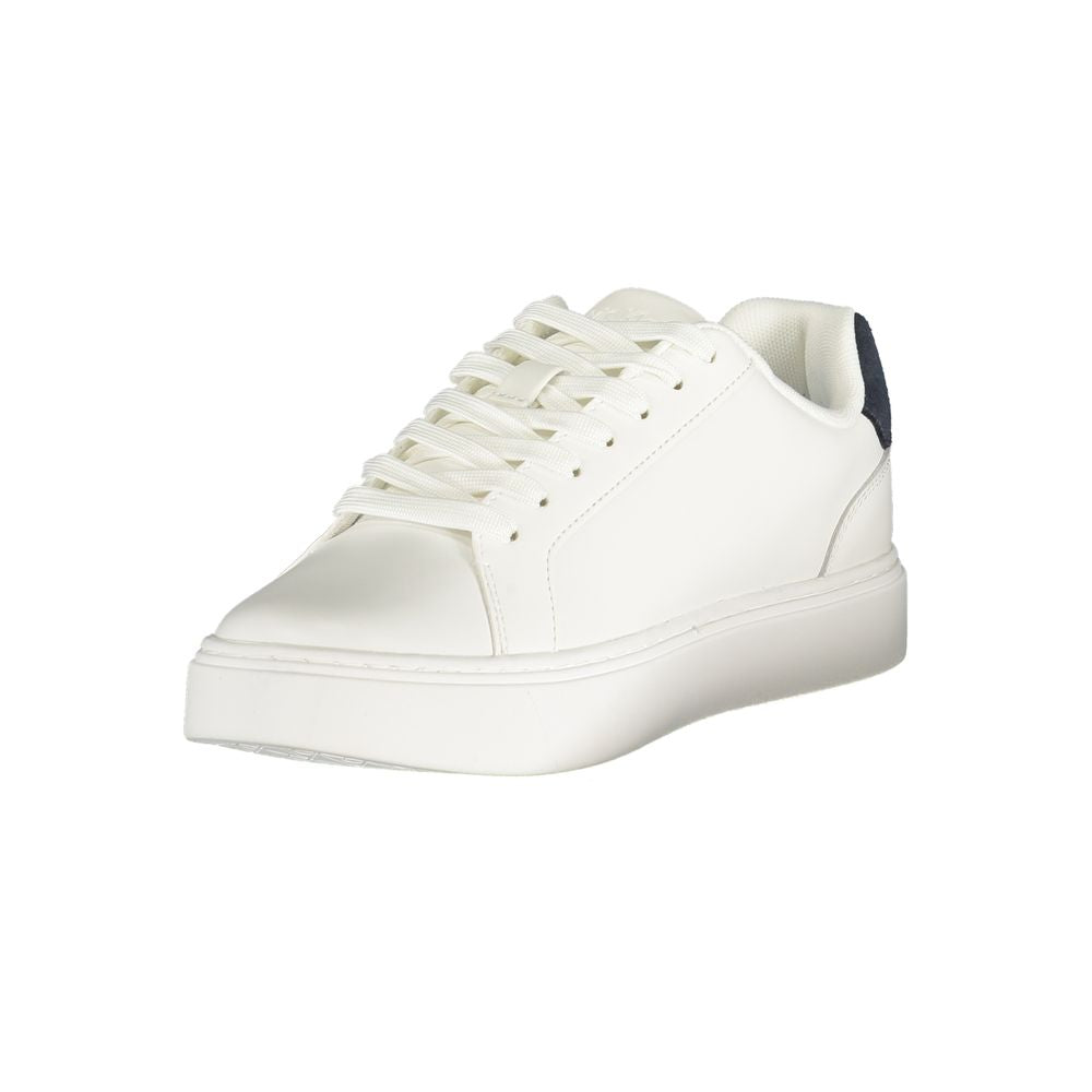 Bianco Poliuretano Uomo Sneaker