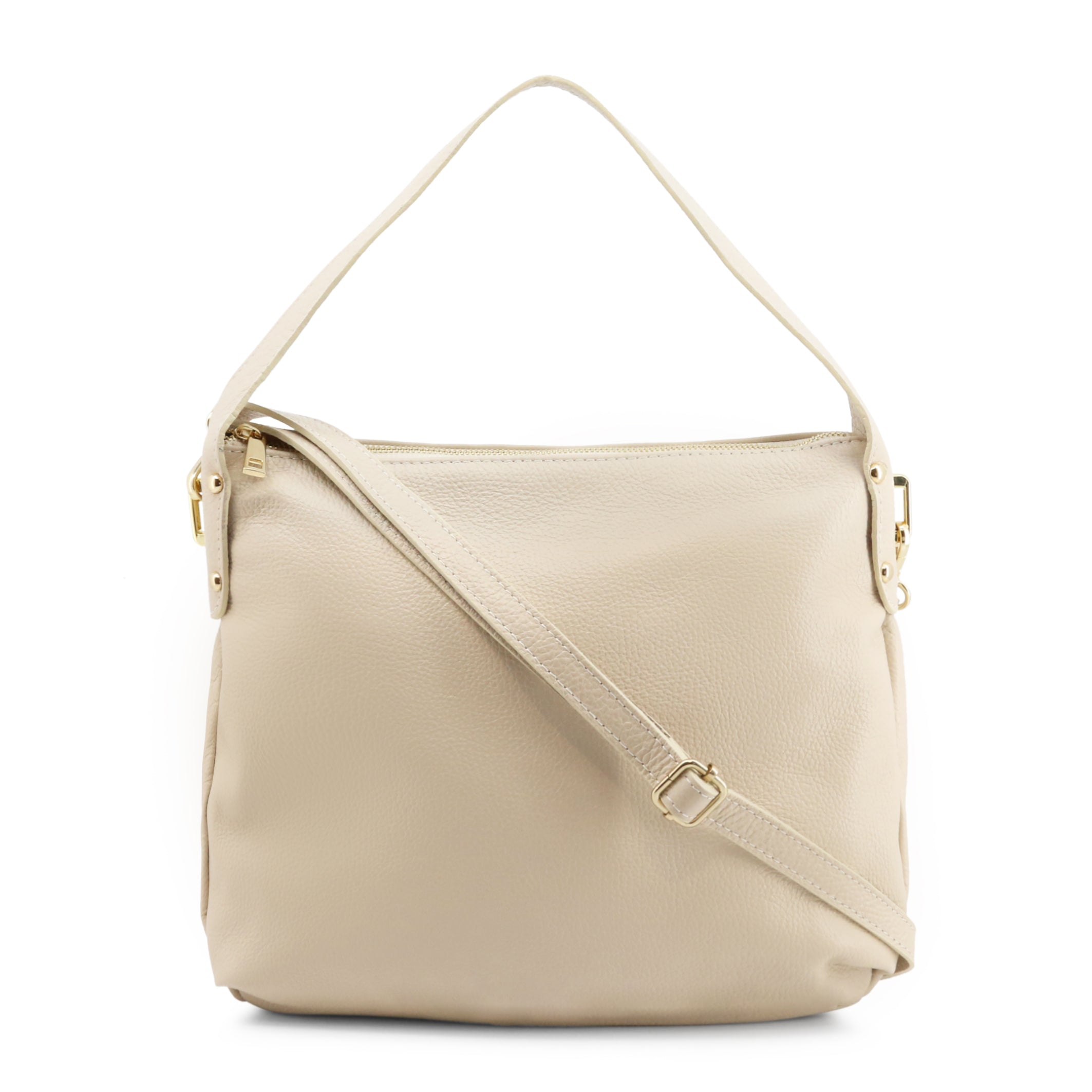 White Leather Shoulder Bag