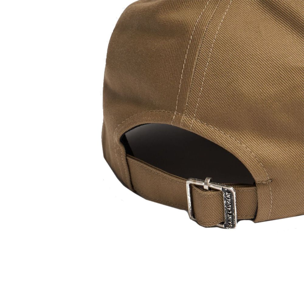 Beige Cotton Cap (Baseball Hat)