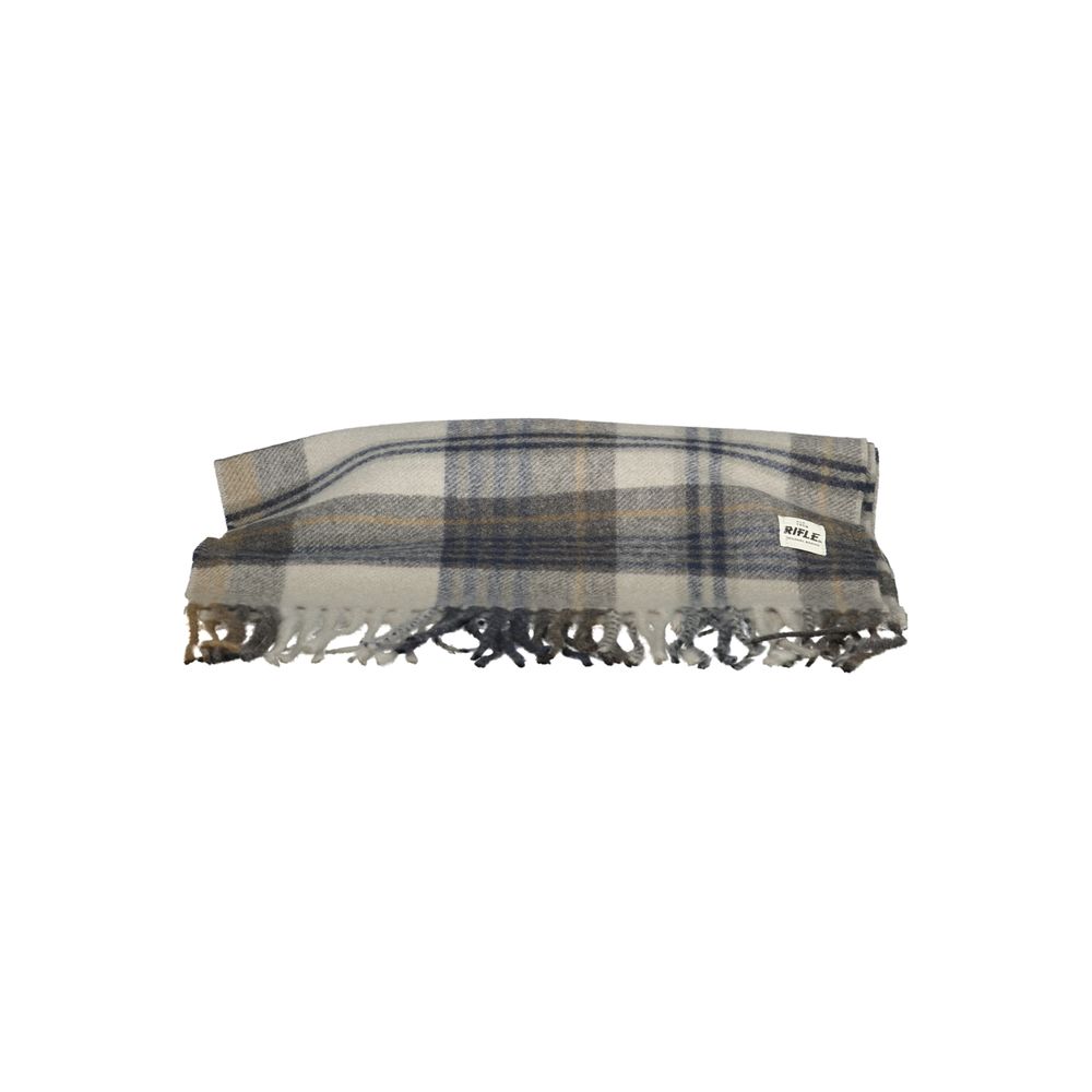 Grigio Polyester Men Scarf