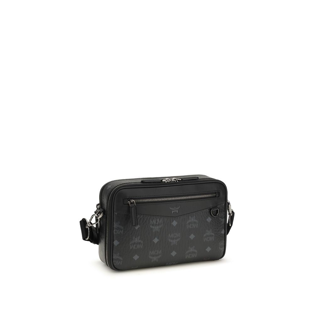 Black Polyethylene Shoulder Bag