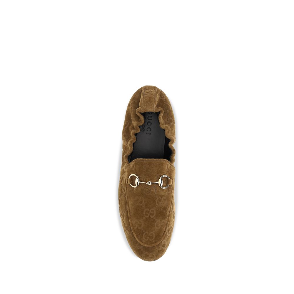 Brown Calf Leather Bos Taurus Slip-On Loafers
