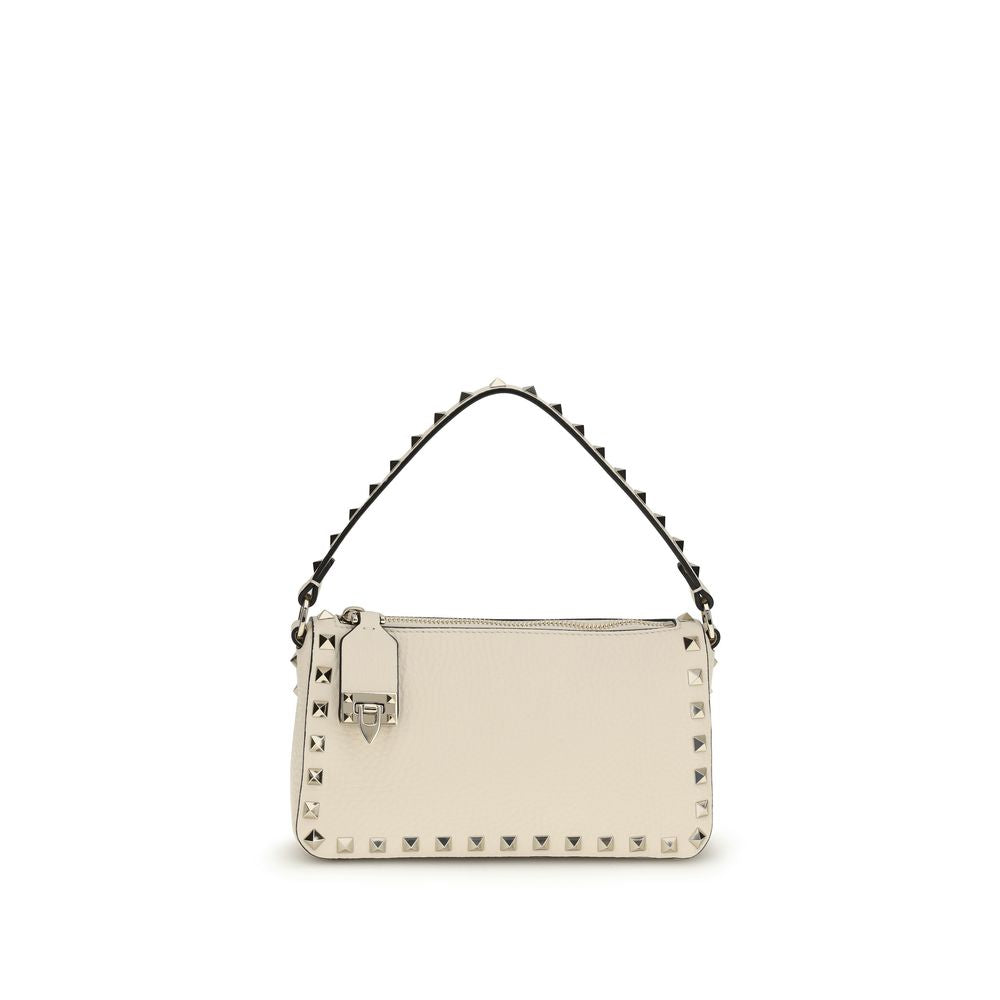 Beige Calf Leather Bos Taurus Shoulder Bag