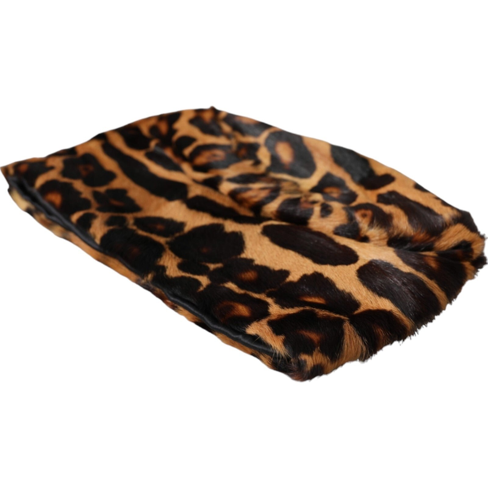Hnědý dámský klobouk Bucket s leopardím vzorem
