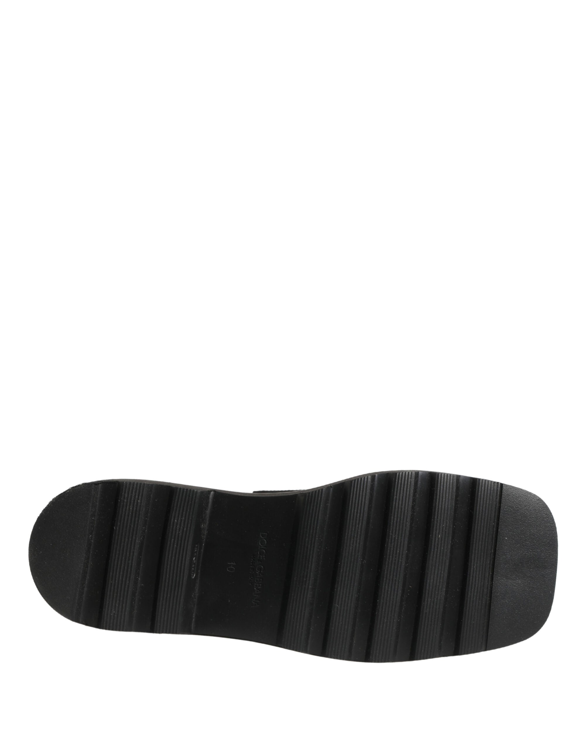 Black Leather Logo Plaque Ankle Boots Shoes