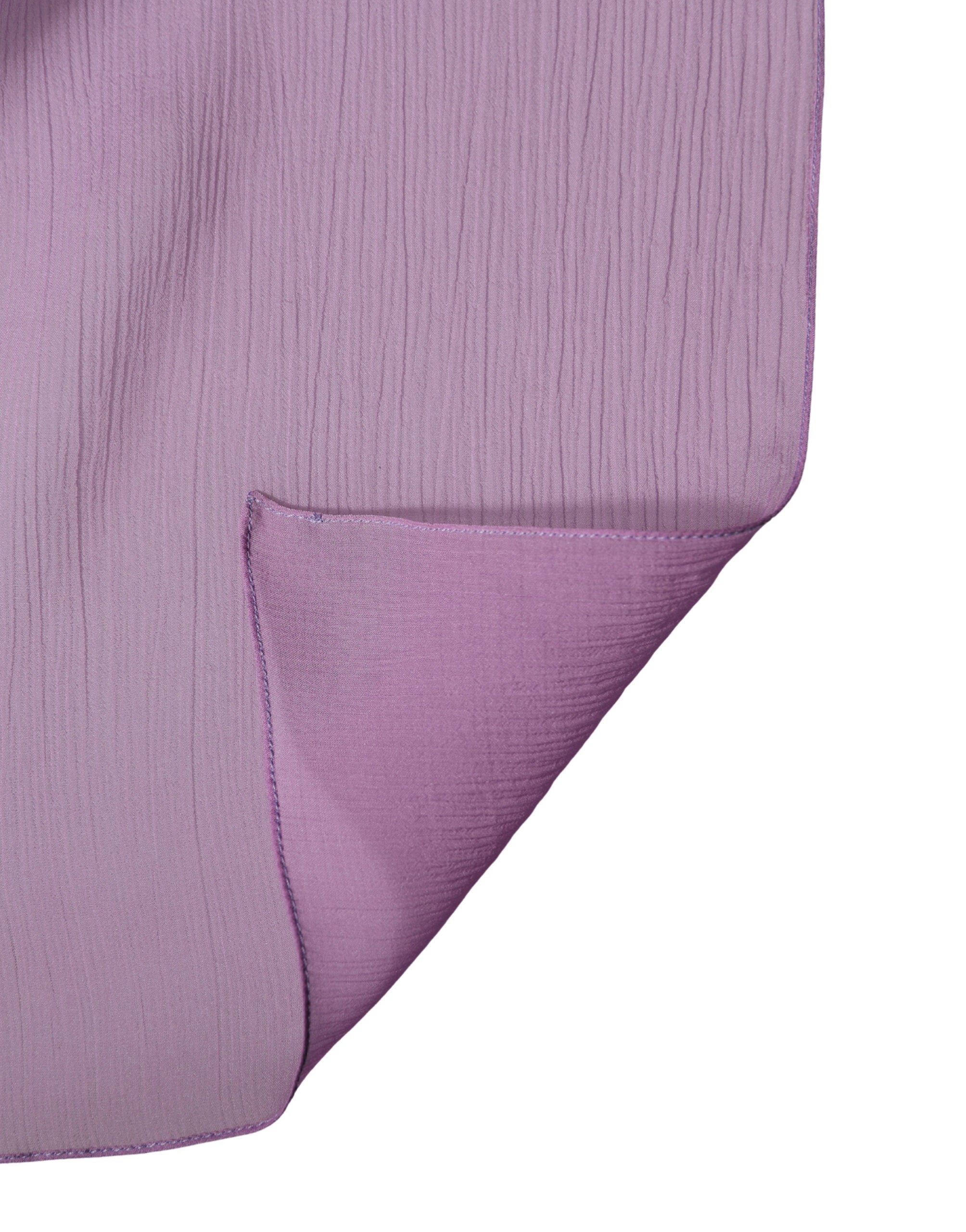 Světle fialový hedvábný nákrčník foulard 114cm x 114cm šátek
