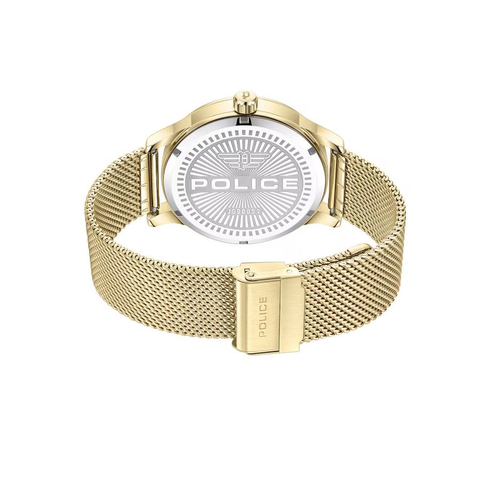 Gold Stainless Steel Dress Watch