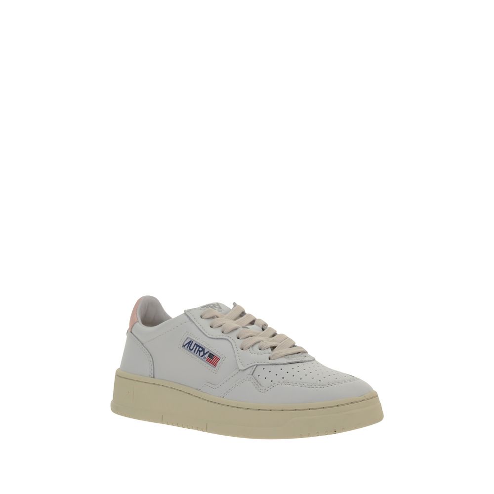 White Calf Leather Bos Taurus Low Top Sneakers