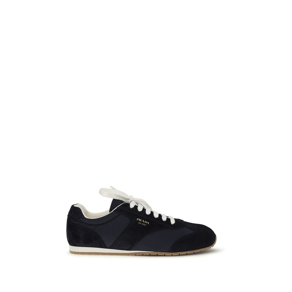 Blue Calf Leather Bos Taurus Low Top Sneakers