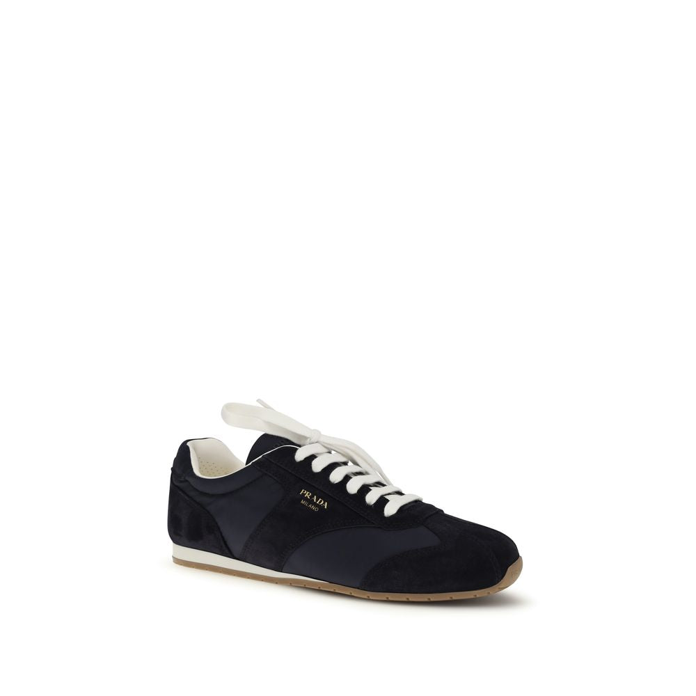Blue Calf Leather Bos Taurus Low Top Sneakers