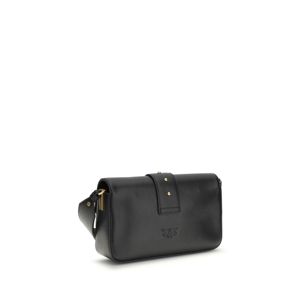 Black Calf Leather Bos Taurus Shoulder Bag