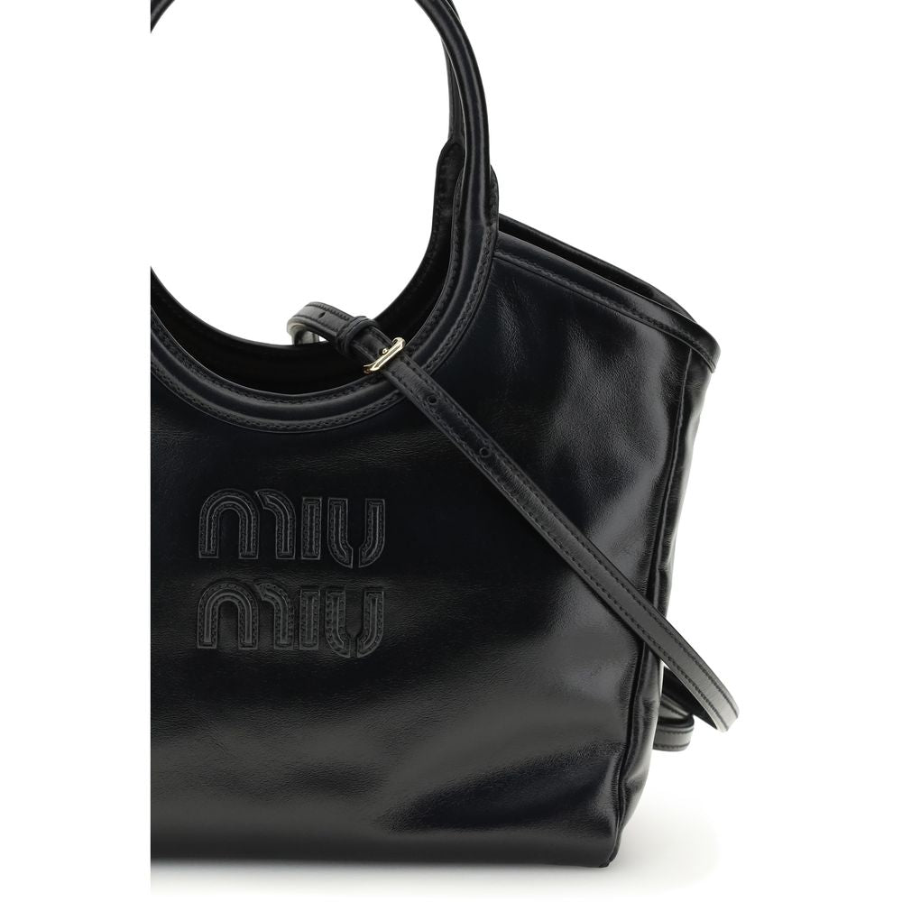 Black Calf Leather Bos Taurus Handbag