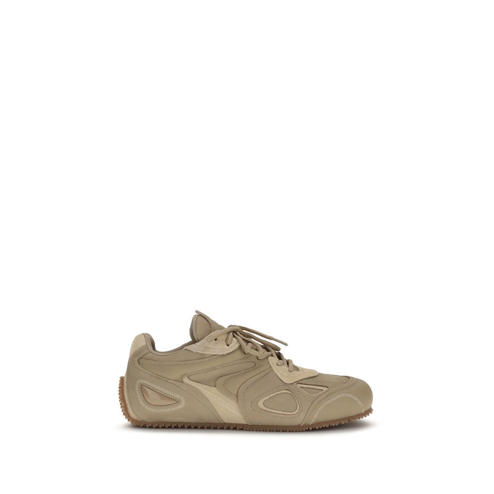 Brown Calf Leather Bos Taurus Low Top Sneakers