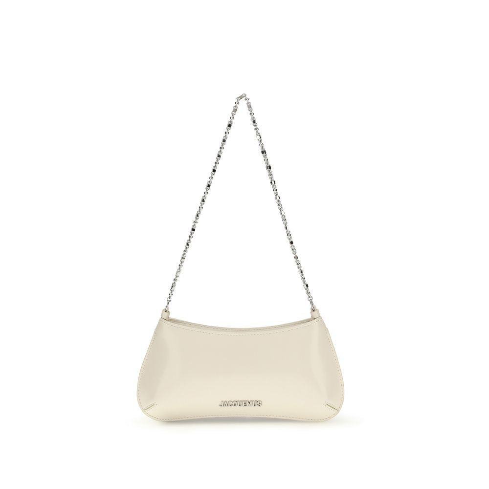 Beige Calf Leather Bos Taurus Shoulder Bag