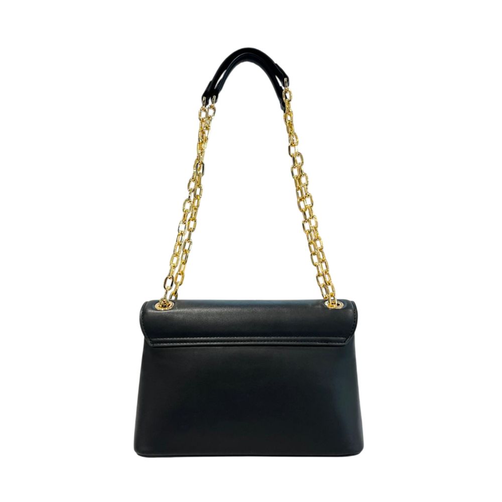 Černá dámská crossbody kabelka z PU kůže