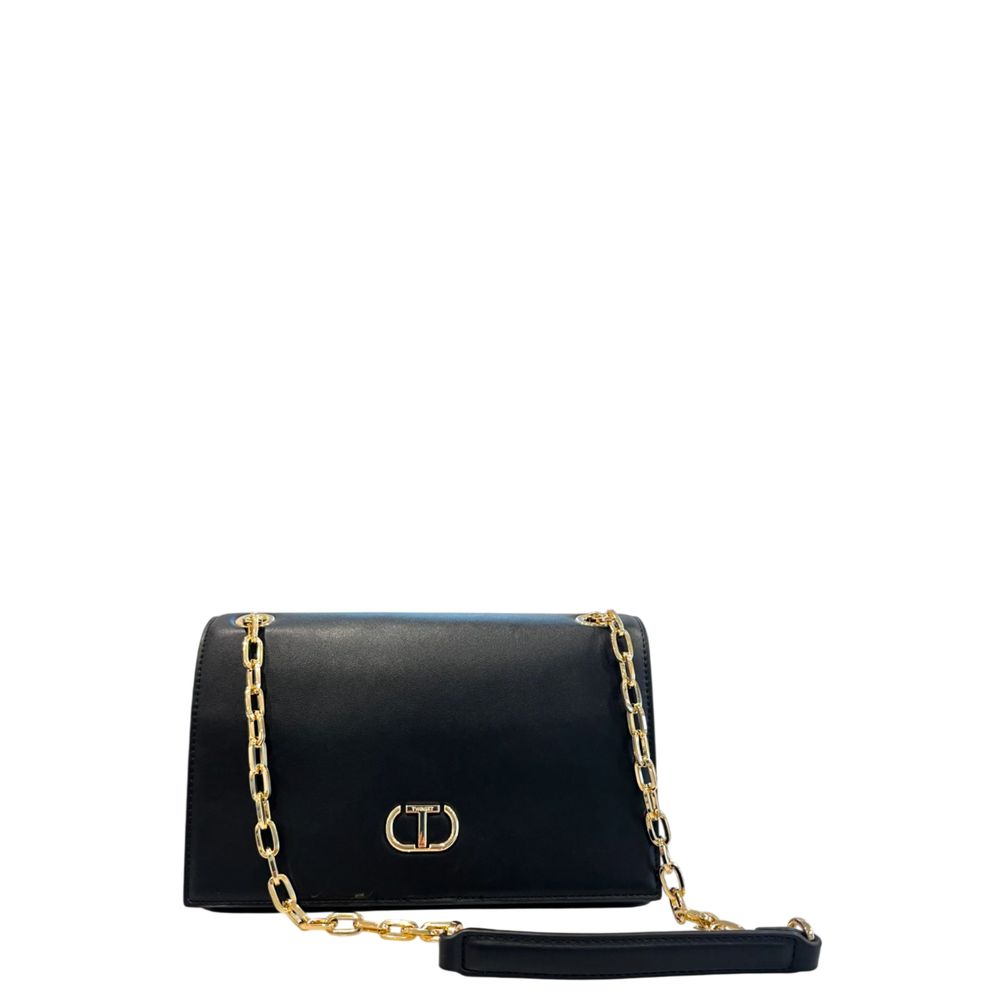 Černá dámská crossbody kabelka z PU kůže