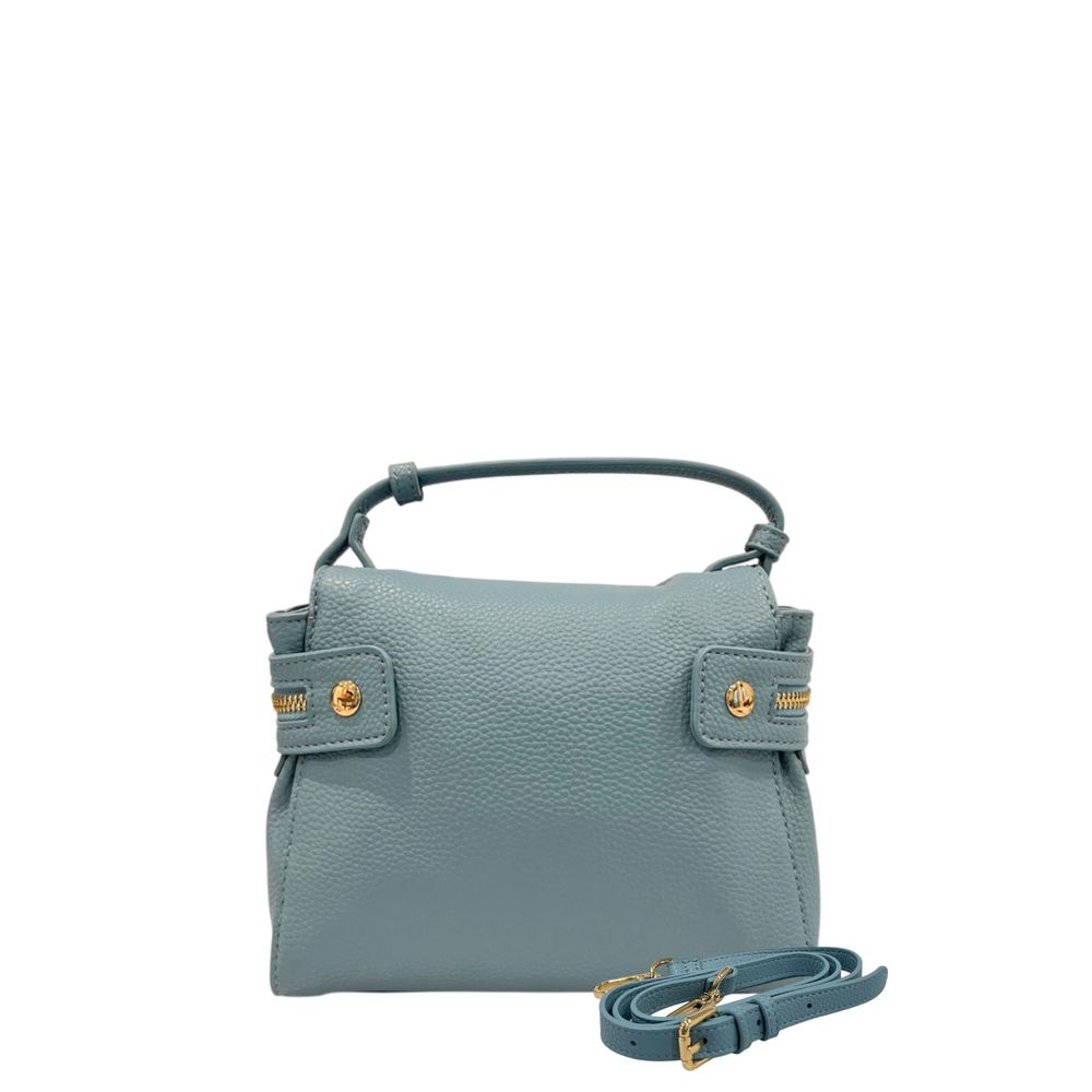 Blue PU Women Handbag