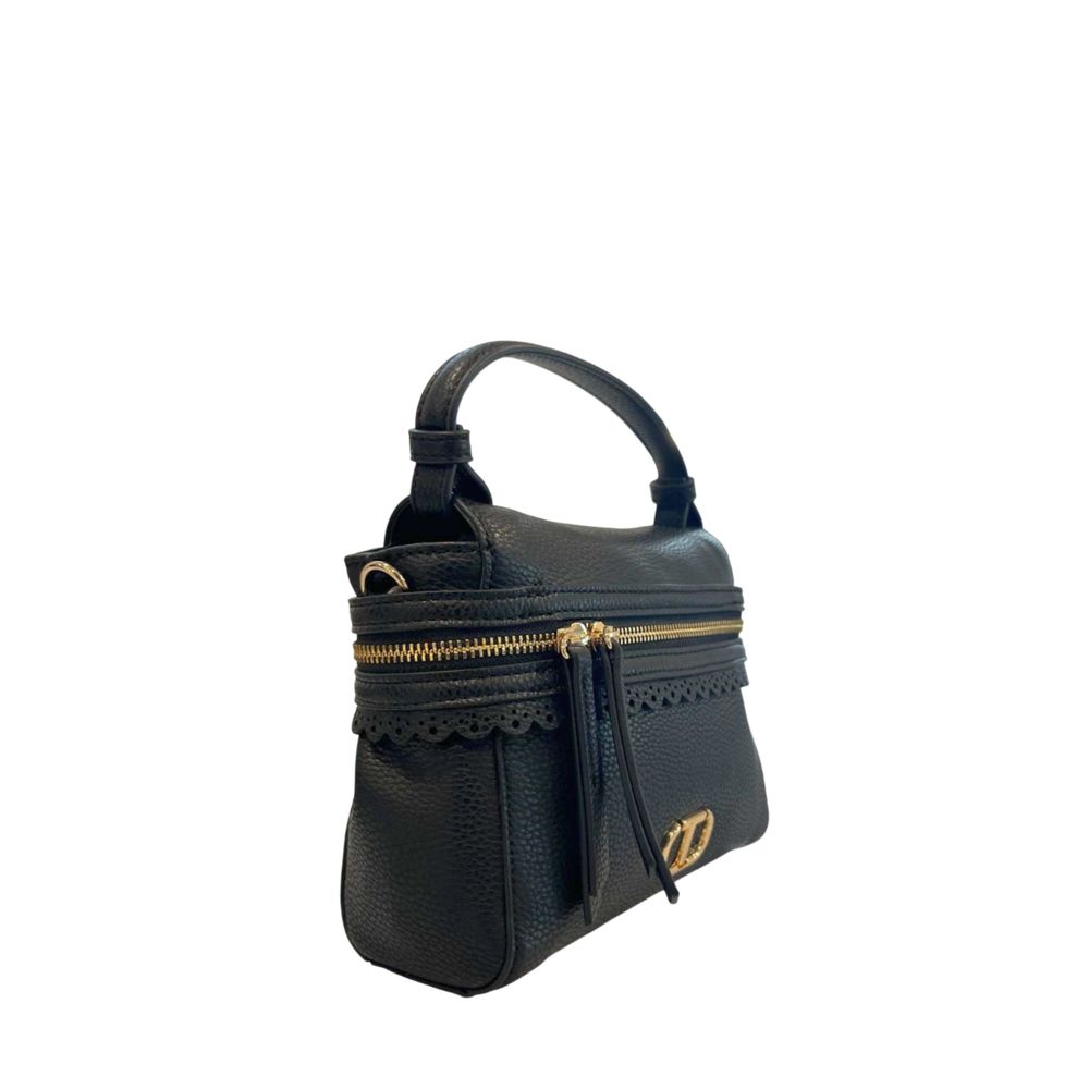 Black PU Women's Handbag