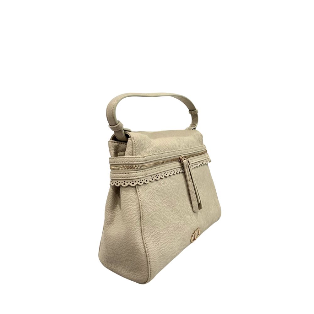 Beige PU Women Handbag