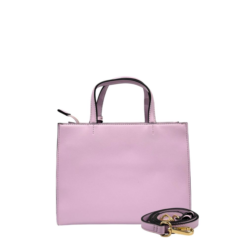 Purple PU Women Handbag