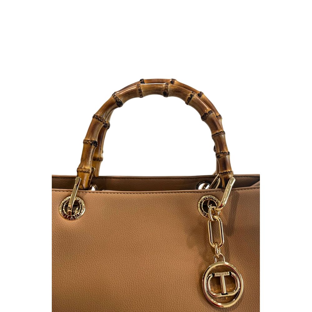 Brown PU Women Handbag